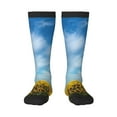thumbnail image 1 of KLL Blooming Sunflower Field Print Cool Socks Men's Women's Crew Socks Funny Crazy Novelty Stockings, 1 of 6