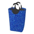 thumbnail image 1 of KLL Blue Circles Mosaic Laundry Hamper,Large Canvas Fabric Lightweight Storage Basket Toy Organizer Dirty Clothes Collapsible Waterproof, 1 of 6