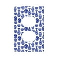 thumbnail image 1 of KLL Blue Vases Pattern Electrical Outlet Covers, 3" x 5" 1 Pack Electric Receptacle Plug Covers for Decorator Receptacle Outlet & Switch-Style S, 1 of 6