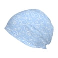 thumbnail image 1 of KLL Blue snowflakes elegant Winter Fall Beanie Knit Hats for Men & Women - Warm & Soft Stylish Toboggan Caps for Cold Weather, 1 of 6