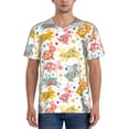 thumbnail image 1 of KLL Boho Bunny for Men's Baseball Shirts,Short Sleeve Casual Shirts Button Down Shirt for Men Beach Summer Wedding Shirt-3X-Large, 1 of 7