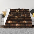thumbnail image 1 of KLL Bookshelves Print Fleece Throw Blanket, Horizontal Fleece Bedding Cute Soft Blankets Comfy Fleece Flannel Plush Home Decor for Couch & Bed -40"x30", 1 of 9