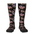 thumbnail image 1 of KLL Bouquet Print Cool Socks Men's Women's Crew Socks Funny Crazy Novelty Stockings, 1 of 6