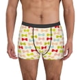 thumbnail image 1 of KLL Bow Ties Men's Cotton Boxer Briefs Underwear-Large, 1 of 5