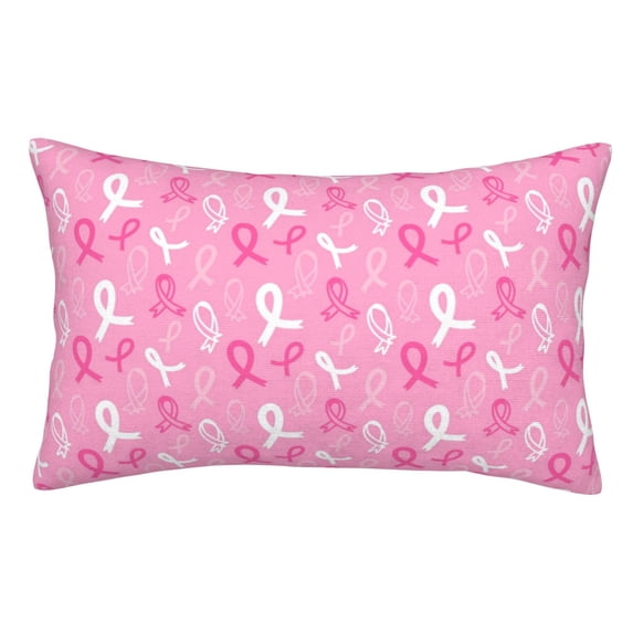 KLL Breast Cancer Awareness (3) Pillow Covers Envelope Closure,Super Soft and Cozy Fuzzy Fleece Pillow Case Cover (No pillow core)