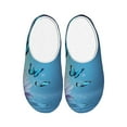 thumbnail image 1 of KLL Butterflies Pattern Adult Unisex Cozy Slippers,Fuzzy Slip-on Slippers TPR Sole Slippers Comfort Plush Home Footwear for Indoor & Outdoor-8, 1 of 7