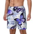 thumbnail image 1 of KLL Butterflies for Mens Swim Trunks Quick Dry Swim Shorts with Built-in Compression Liner Funny Swimwear Bathing Suits-Small, 1 of 6