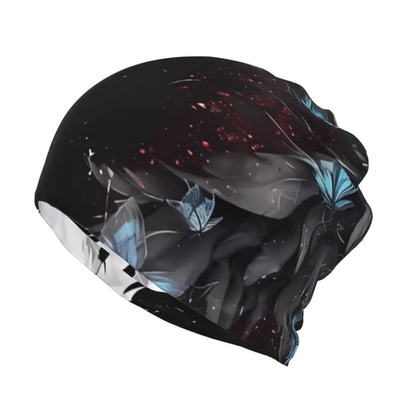 KLL Butterfly Angel Wings Art Pirnt Wicking Running Beanie Head Wrap Cycling Bandana for Men Women