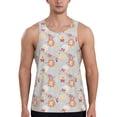 thumbnail image 1 of KLL Butterfly Flower Print Men's Muscle Gym Workout Stringer Tank Tops Bodybuilding Fitness T-Shirts Tank Tops Men-Medium, 1 of 7