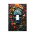 thumbnail image 1 of KLL Butterfly Flower Skull A Pattern Electrical Outlet Covers, 3" x 5" 1 Pack Electric Receptacle Plug Covers for Decorator Receptacle Outlet & Switch-Style T, 1 of 6