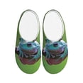 thumbnail image 1 of KLL Butterfly Landing On Head Dumpy Frog Pattern Adult Unisex Cozy Slippers,Fuzzy Slip-on Slippers TPR Sole Slippers Comfort Plush Home Footwear for Indoor & Outdoor-37/38, 1 of 7