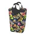 thumbnail image 1 of KLL Butterfly Wild Insect Laundry Hamper,Large Canvas Fabric Lightweight Storage Basket Toy Organizer Dirty Clothes Collapsible Waterproof, 1 of 6