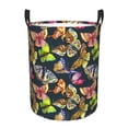 thumbnail image 1 of KLL Butterfly Wild Insect Waterproof Foldable Laundry Hamper Bucket with Handles for Storage Bin,Kids Room,Home Organizer (Medium ), 1 of 7