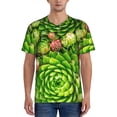 thumbnail image 1 of KLL Cactus And Succulents for Men's Baseball Shirts,Short Sleeve Casual Shirts Button Down Shirt for Men Beach Summer Wedding Shirt-Medium, 1 of 7