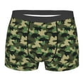 thumbnail image 1 of KLL Camouflage Dinosaur Men's Cotton Boxer Briefs Underwear-, 1 of 8