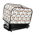 thumbnail image 1 of KLL Camp Van Print 2 Slice Toaster Dust Covers Kitchen Small Appliance Cover with 2 Pockets,Can hold Jam Spreader Knife & Toaster Tongs (11.4 x 7.9 x 7.5), 1 of 6