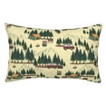 thumbnail image 1 of KLL Camping Caravan 1 Pillow Covers Envelope Closure,Super Soft and Cozy Fuzzy Fleece Pillow Case Cover (No pillow core）, 1 of 5