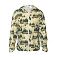 thumbnail image 1 of KLL Camping Caravan 1 Print Men's Women’s UPF 50+ Sun Protection Outdoor Hoodie Jacket Long Sleeve Fishing Hiking Performance Shirt-Large, 1 of 6