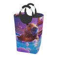 thumbnail image 1 of KLL Capybara Bathtub Fun Laundry Hamper,Large Canvas Fabric Lightweight Storage Basket Toy Organizer Dirty Clothes Collapsible Waterproof, 1 of 6