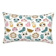 thumbnail image 1 of KLL Cartoon Animals Pillow Covers Envelope Closure,Super Soft and Cozy Fuzzy Fleece Pillow Case Cover (No pillow core） 16"x24", 1 of 5
