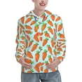 thumbnail image 1 of KLL Cartoon Carrot for Womens Pullover Hoodie with Pocket Hooded Long Sleeve Shirts Sweatshirt for Women-X-Large, 1 of 7