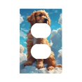 thumbnail image 1 of KLL Cartoon Cloud Puppy Pattern Electrical Outlet Covers, 3" x 5" 1 Pack Electric Receptacle Plug Covers for Decorator Receptacle Outlet & Switch-Style S, 1 of 6
