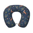 thumbnail image 1 of KLL Cartoon Deers Pattern Memory Foam Cervical Neck Pillow Versatile U-Shaped Pillows for Home/Office/Camping/Travelling/Soft Washable Cover, 1 of 8