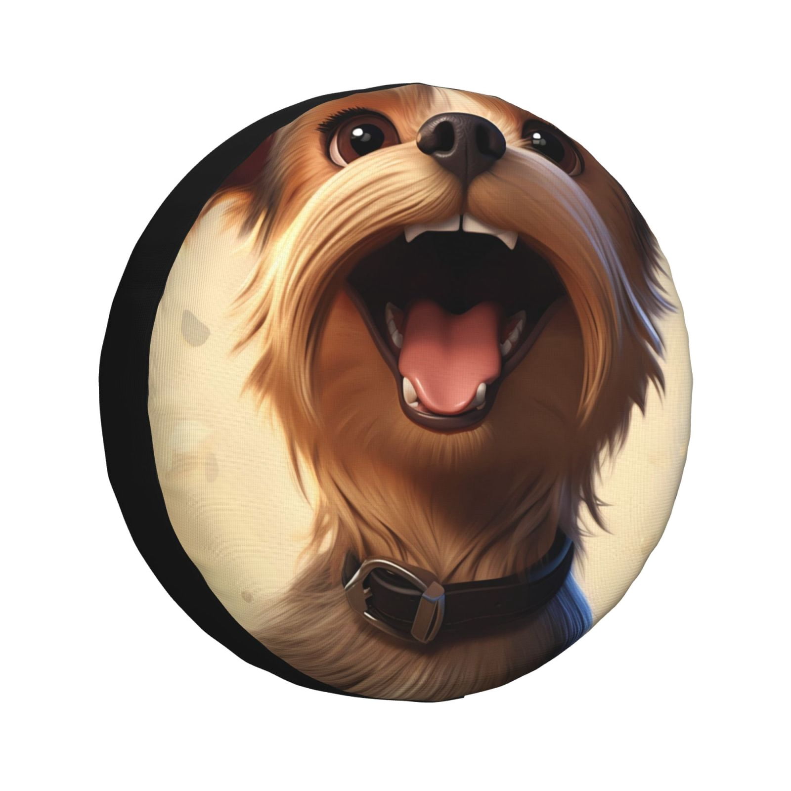 KLL Cartoon Happy Cute Puppy Pattern 14-17 inch Spare Tire Cover ...