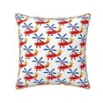 thumbnail image 1 of KLL Cartoon Helicopter Decorative Throw Pillow Covers Velvet Soft for Couch Sofa Bedroom Living Room Outdoor (No pillow core)- 16"x16", 1 of 5