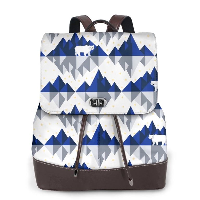 Blue Cartoon Print Women\'s Backpack womens casual fashion cartoon print backpack multiple - Temu  main image 4