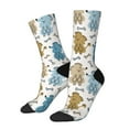 thumbnail image 1 of KLL Cartoon Poodle Dog Print Cool Socks Men's Women's Crew Socks Funny Crazy Novelty Stockings, 1 of 6