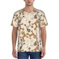 thumbnail image 1 of KLL Cartoon Poodle Dog for Men's Baseball Shirts,Short Sleeve Casual Shirts Button Down Shirt for Men Beach Summer Wedding Shirt-4X-Large, 1 of 7