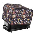 thumbnail image 1 of KLL Cartoon Space 1 Print 4 Slice Toaster Dust Covers Kitchen Small Appliance Cover with 2 Pockets,Can hold Jam Spreader Knife & Toaster Tongs (12.4 x 10.6 x 8.2), 1 of 1