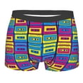 thumbnail image 1 of KLL Cassette Tapes Men's Cotton Boxer Briefs Underwear-Large, 1 of 8