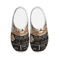 thumbnail image 1 of KLL Cat Holding Mugshot Sign Pattern Adult Unisex Cozy Slippers,Fuzzy Slip-on Slippers TPR Sole Slippers Comfort Plush Home Footwear for Indoor & Outdoor-8, 1 of 7