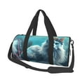 thumbnail image 1 of KLL Cat Underwater Fantasy Duffle Bag For Men Women Sport Gym Fitness Tote Travel Training Workout Basketball Football Weekender, 1 of 6
