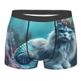 thumbnail image 1 of KLL Cat Underwater Fantasy Men's Cotton Boxer Briefs Underwear-XX-Large, 1 of 7
