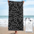 thumbnail image 1 of KLL Chemistry Formulas 1 Microfiber Beach Towel Fast Drying,Extra Large 27.5"x55" Sand Free Beach Towel Super Lightweight Towels, 1 of 5