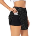 thumbnail image 1 of KLL Chemistry Formulas 3 Pattern Shorts Women,Athletic Shorts High Waisted Running Shorts Pocket Sporty Short Gym Elastic Workout Shorts-X-Large, 1 of 7