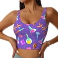thumbnail image 1 of KLL Chemistry Tools for Workout Tank Tops for Women,U Back Fitness Top Built in Shelf Bras Padded Fit for Yoga Gym-Medium, 1 of 8