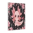 thumbnail image 1 of KLL Chibi Axolotl Sakura Fantasy Print Farmhouse Canvas Wall Art,Wall Decorations For Living Room Office Canvas Wall Decor for Home Decorations, 12'×16’’, 1 of 8