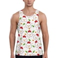 thumbnail image 1 of KLL Chicken And Plant Print Men's Muscle Gym Workout Stringer Tank Tops Bodybuilding Fitness T-Shirts Tank Tops Men-X-Large, 1 of 7