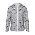 thumbnail image 1 of KLL Christmas Gnome 1 Print Men's Women’s UPF 50+ Sun Protection Outdoor Hoodie Jacket Long Sleeve Fishing Hiking Performance Shirt- Medium, 1 of 5