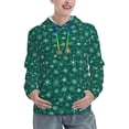 thumbnail image 1 of KLL Christmas Snowflakes for Womens Pullover Hoodie with Pocket Hooded Long Sleeve Shirts Sweatshirt for Women-X-Large, 1 of 7