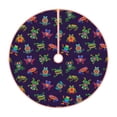 thumbnail image 1 of KLL Christmas Tree Skirt,Party Decorations Farmhouse for Christmas Decorations Holiday Party 30" -Mexican Frogs, 1 of 6