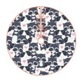 thumbnail image 1 of KLL Christmas Tree Skirt,Party Decorations Farmhouse for Christmas Decorations Holiday Party 36" -Cartoon Raccoon, 1 of 6
