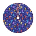 thumbnail image 1 of KLL Christmas Tree Skirt,Party Decorations Farmhouse for Christmas Decorations Holiday Party 36" -Ice Hockey Players With Puck, 1 of 6