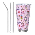 thumbnail image 1 of KLL Christmas Unicorns Print 40oz Stainless Steel Insulated Car Cup with Spillproof Lid - Keep Your Drink Hot or Cold on the Go-Straw Three-piece Set, 1 of 8