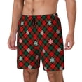 thumbnail image 1 of KLL Christmas With Character for Mens Swim Trunks Quick Dry Swim Shorts with Built-in Compression Liner Funny Swimwear Bathing Suits-X-Large, 1 of 6