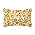 thumbnail image 1 of KLL Classical Cute Sunflower Pattern Silk Pillowcase for Hair and Skin Standard Size 20"X 30" Soft Breathable Pillow Covers for Sleeping, 1 of 6